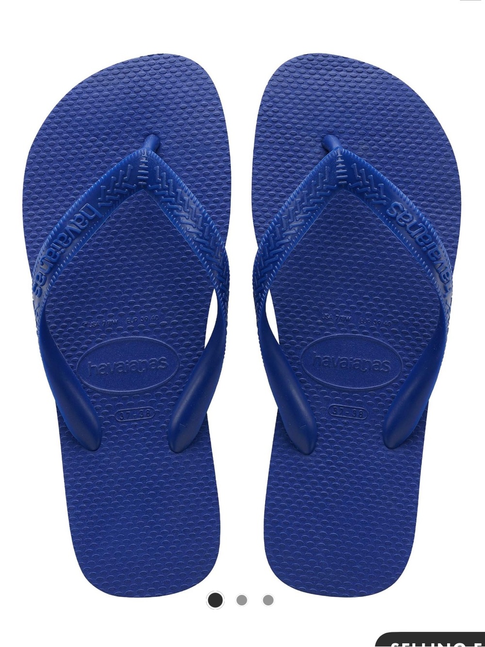 Havaianas Classic Flip Flops in Royal Blue